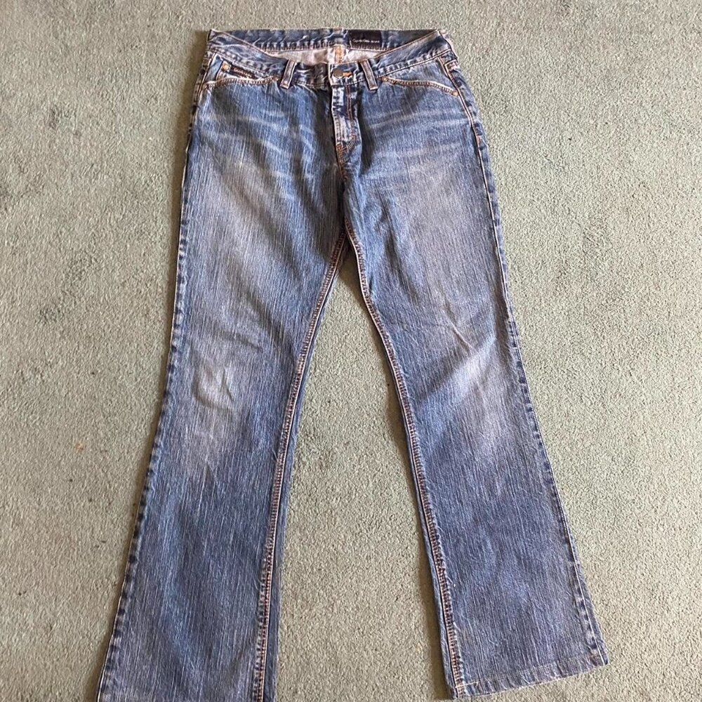 Calvin Klein Jeans Women's Blue and Navy Jeans